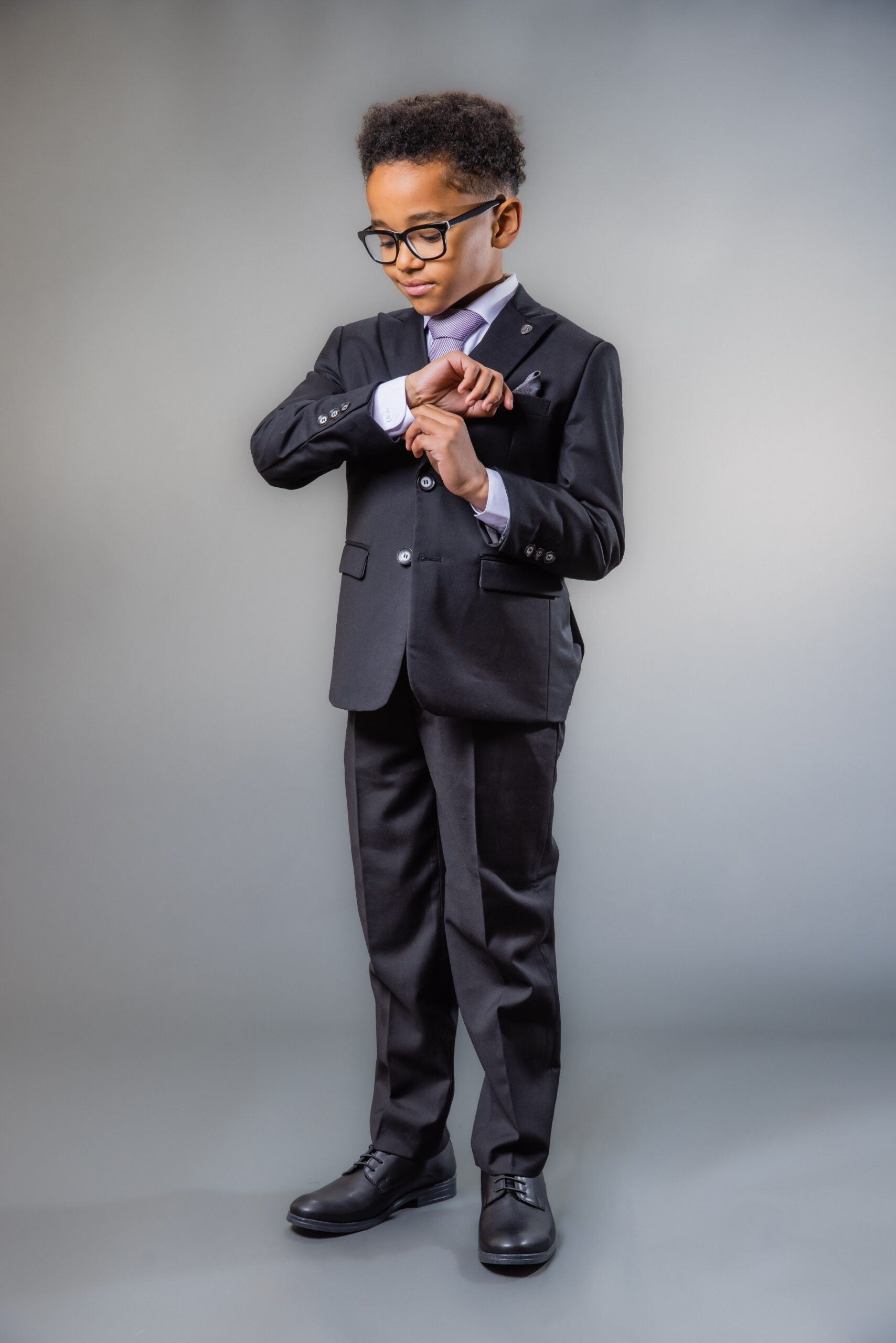 Boys Slim Fit Suit - JACK Black