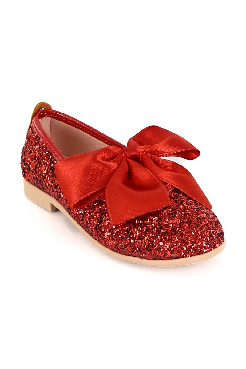 Girls Sequin Ballerina Flat Pumps - LOLA - Multi Colour