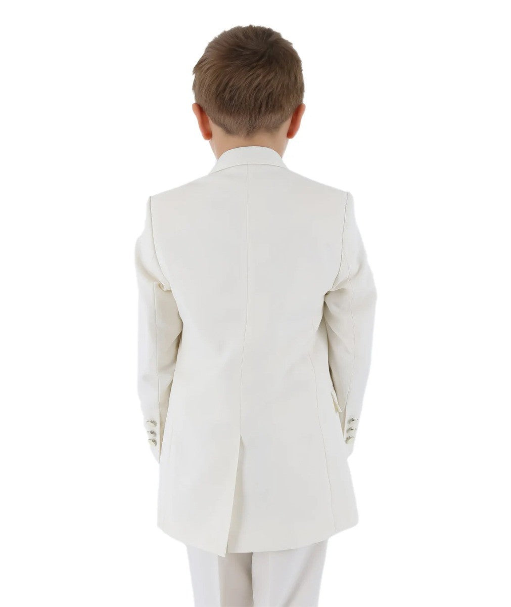 Boys Complete Tail Morning Suit - Cream - Ivory