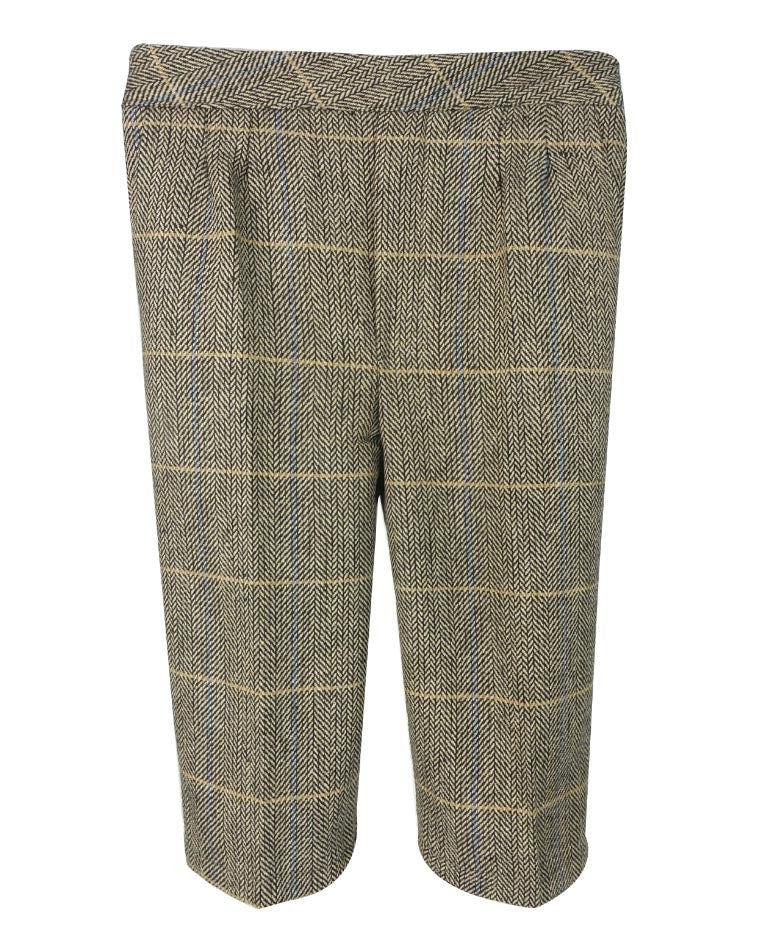 Baby Boys Herringbone Check Tweed Suit Set - Tan Brown