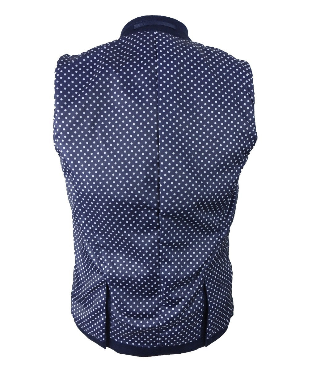 Boys Slim Fit Cotton Blazer - Navy Blue