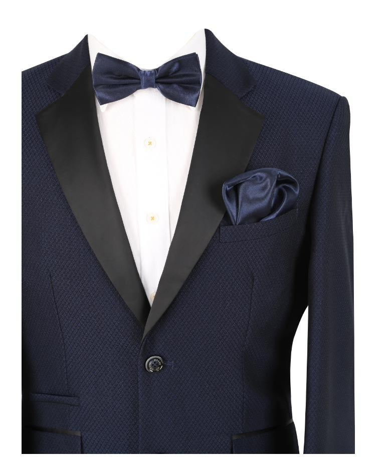 Men's Slim Fit Suit - MYERS - Navy Blue