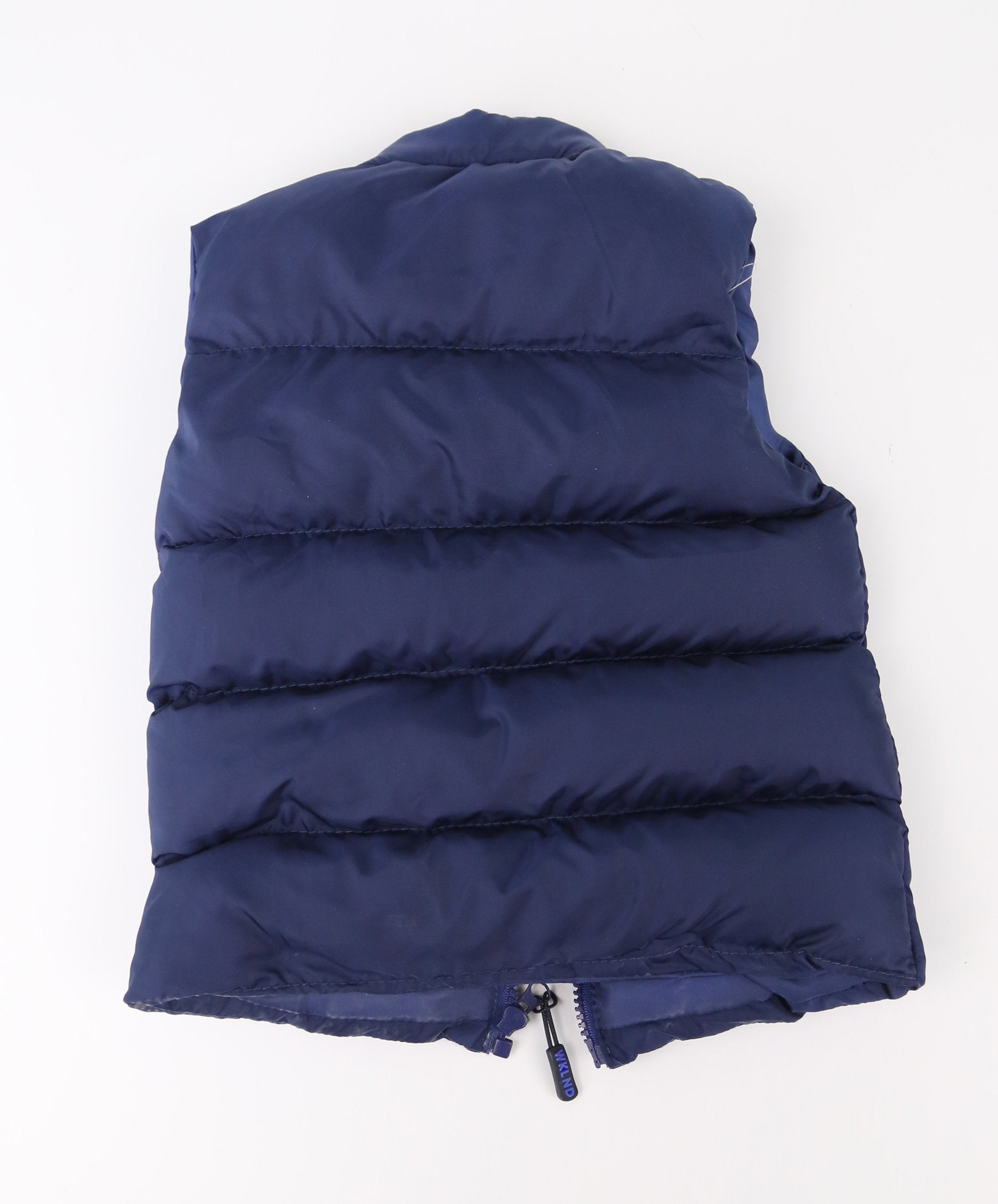 Boys Puffer Vest, Kids Padded Sleeveless Winter Outerwear - Navy Blue