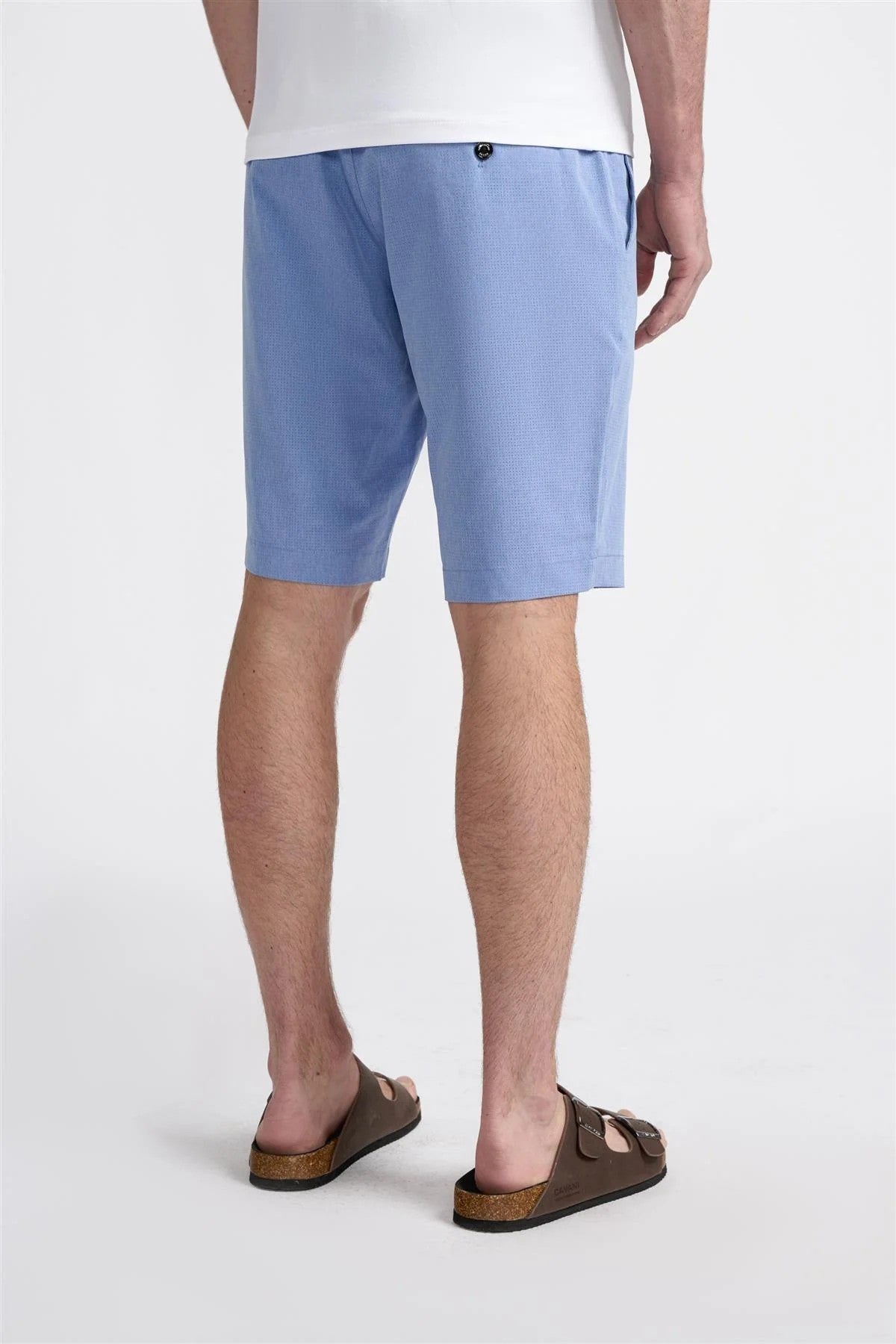 Men's Summer Essential Textured Short – DENVER - Azure Blue