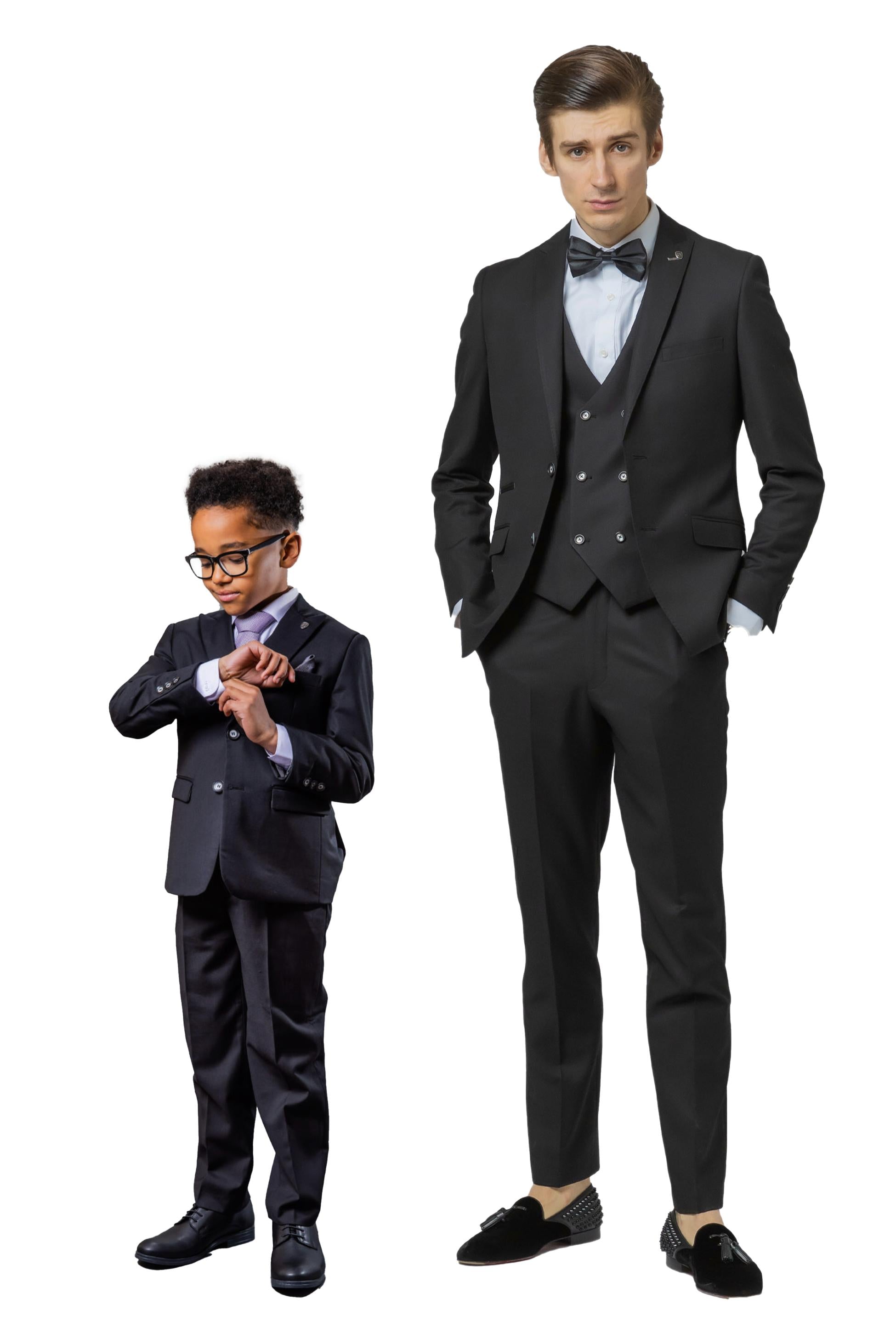 Boys Slim Fit Suit - JACK Black