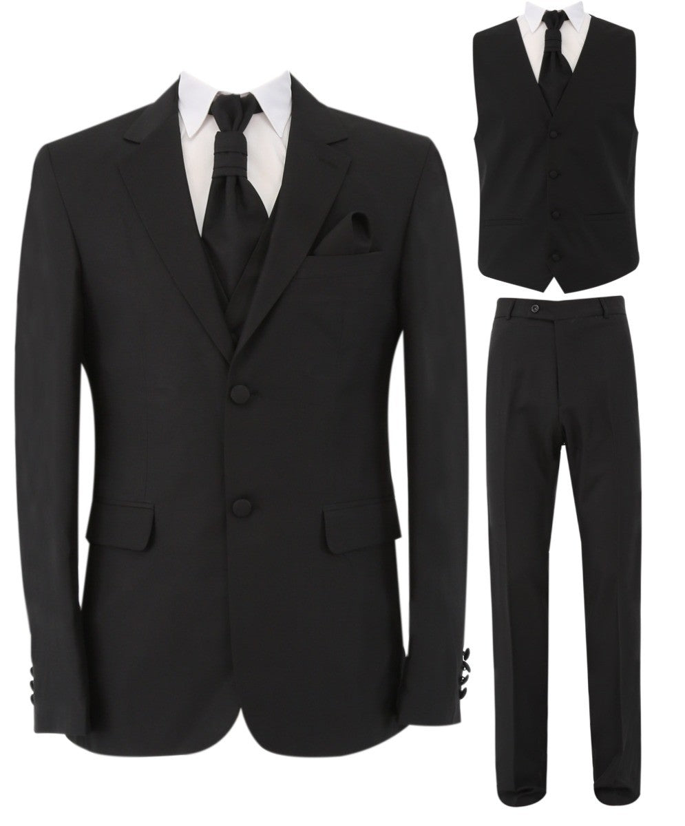 Men's Slim Fit Formal Suit Set - Gorgeous - Black