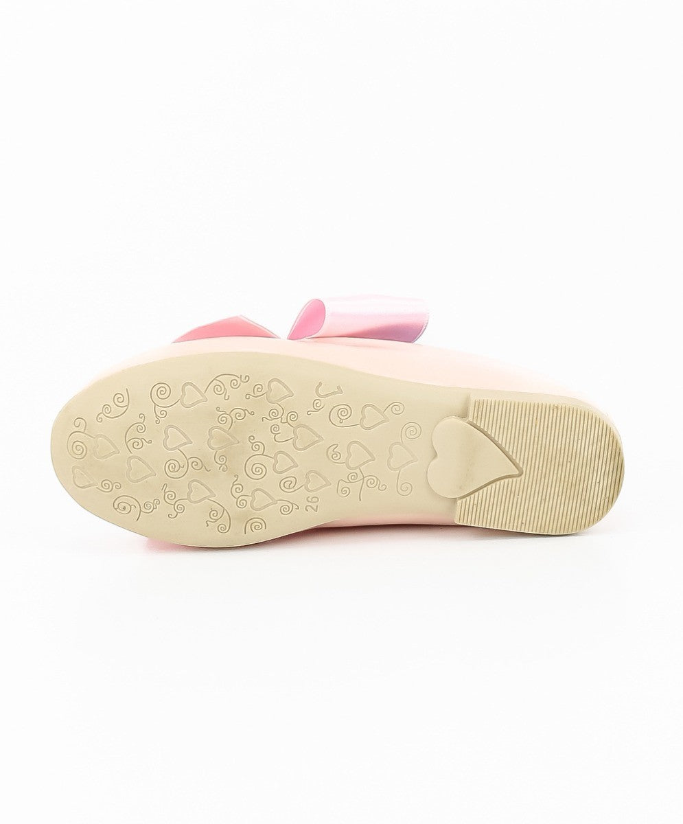 Girls Patent Flat Mary Jane Shoes - ELENA - Pink