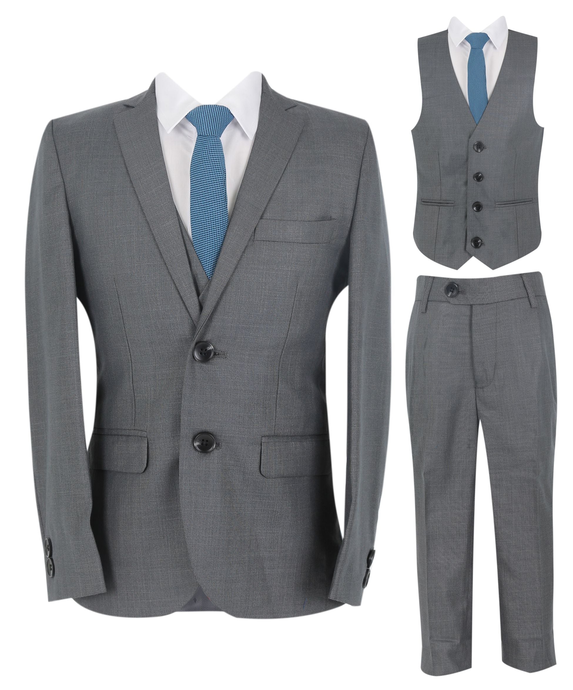 Boys Formal Suit Set - Grey