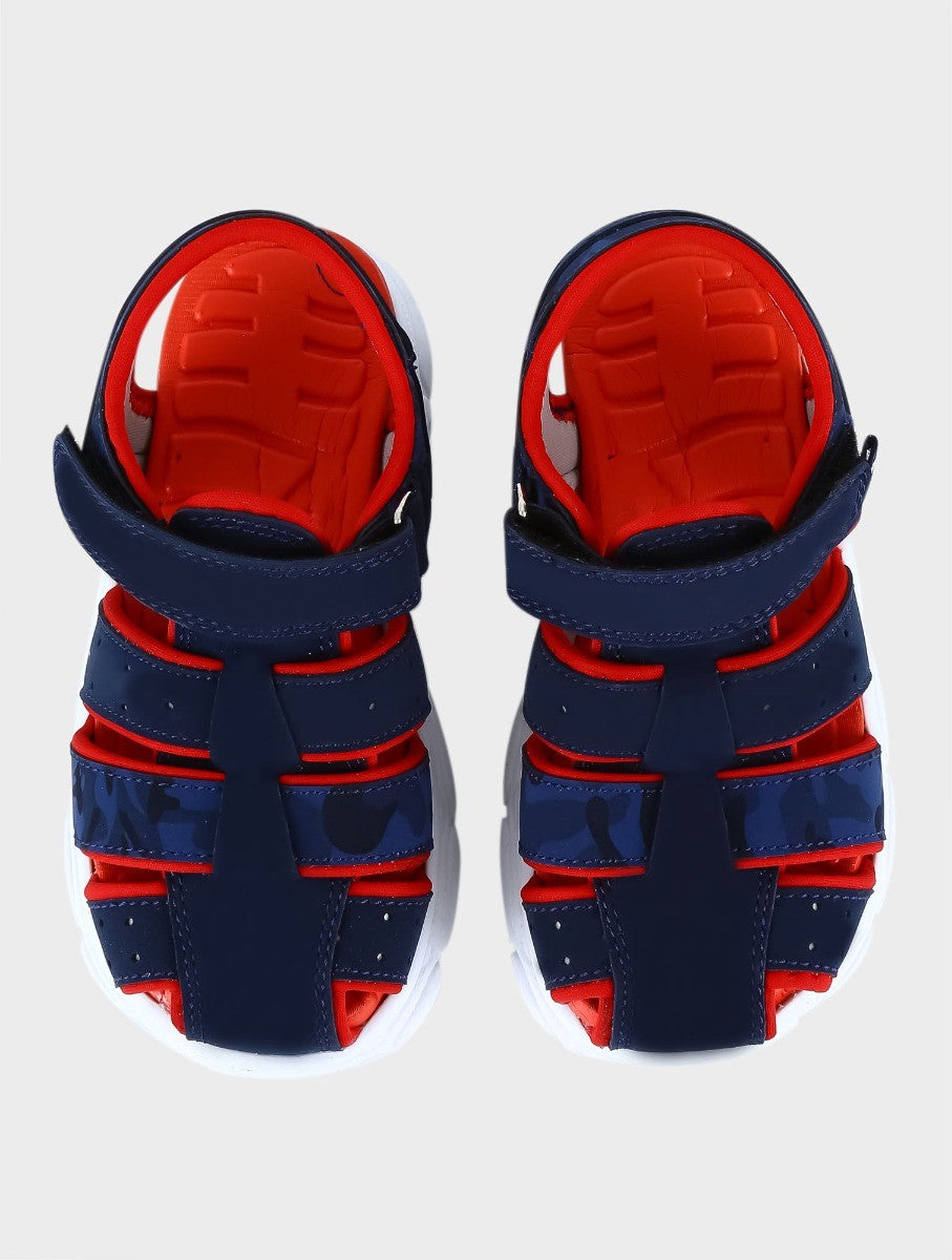 Boys Casual Trekking Summer Sandals - Navy Blue