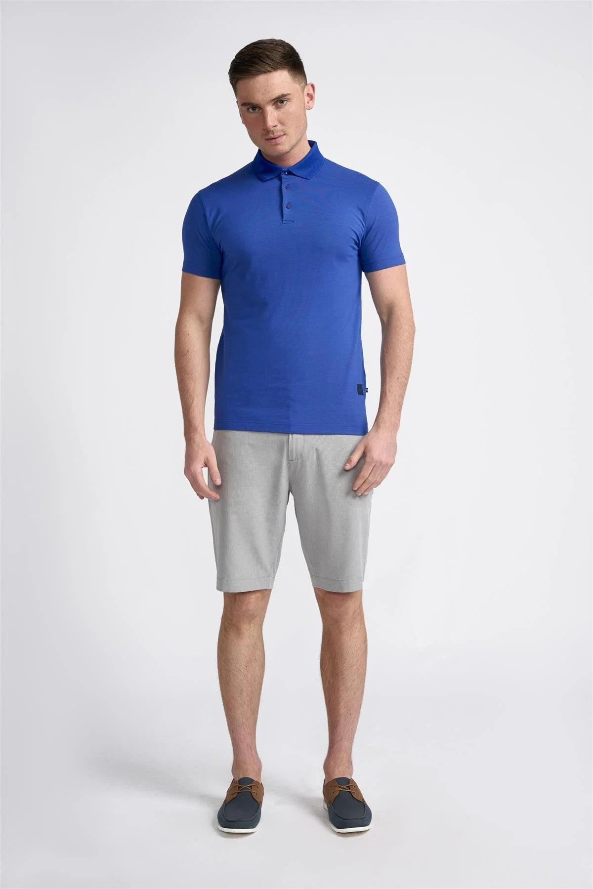 Men's Summer Essential Textured Short – DENVER - Grey