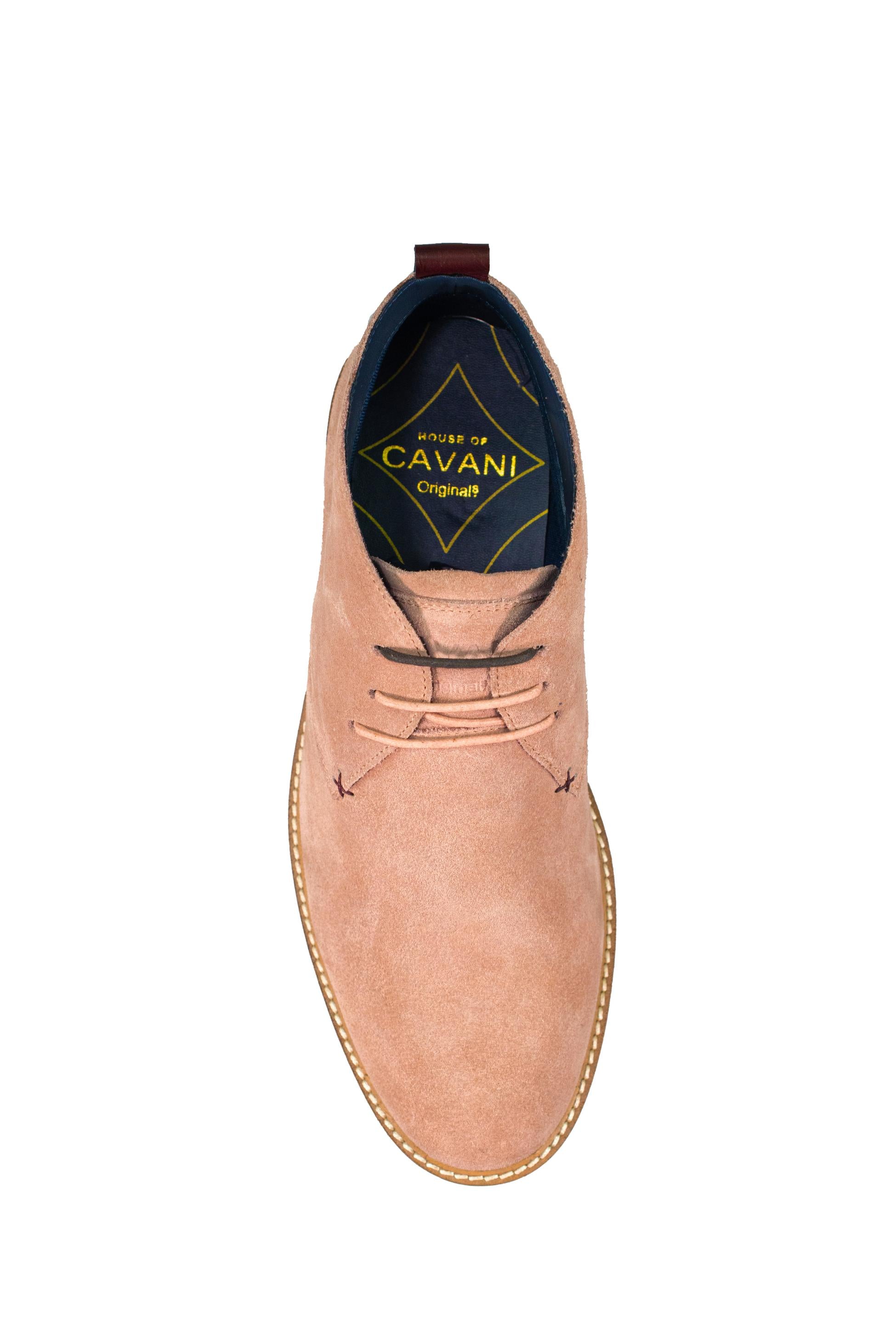 Men's Suede Chukka Boots - SAHARA - Dusty Pink