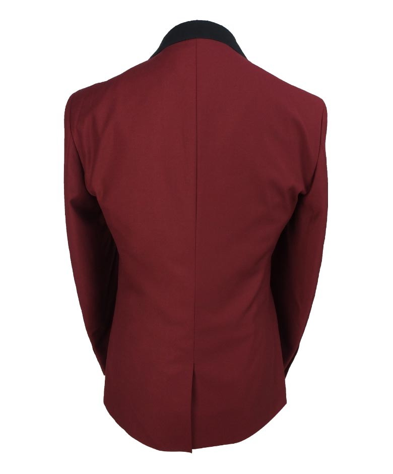 Men's Burgundy Tuxedo Dinner Suit - REGENT - Burgundy