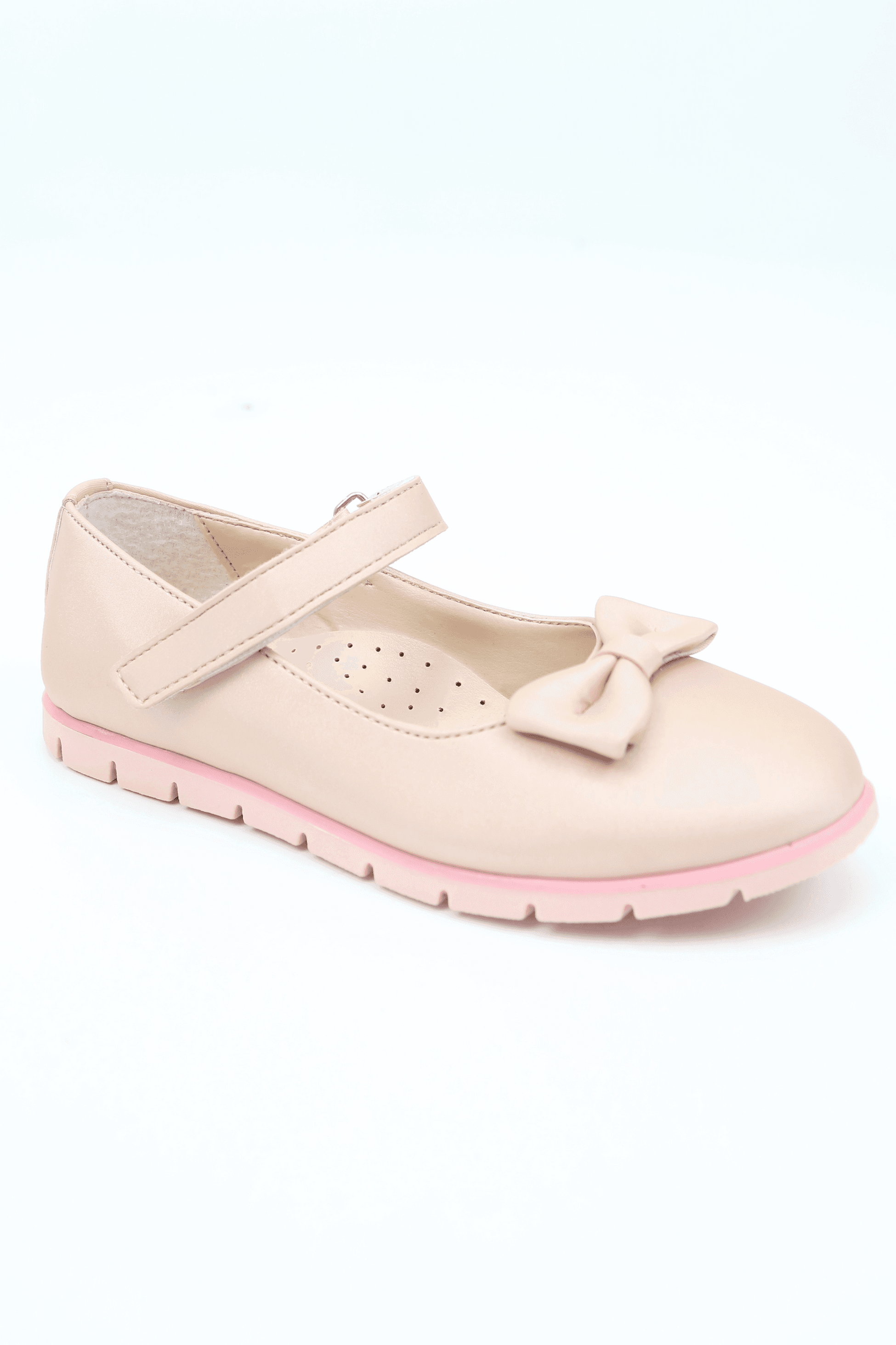 Girls Patent Flat Mary Jane Shoes - Pink