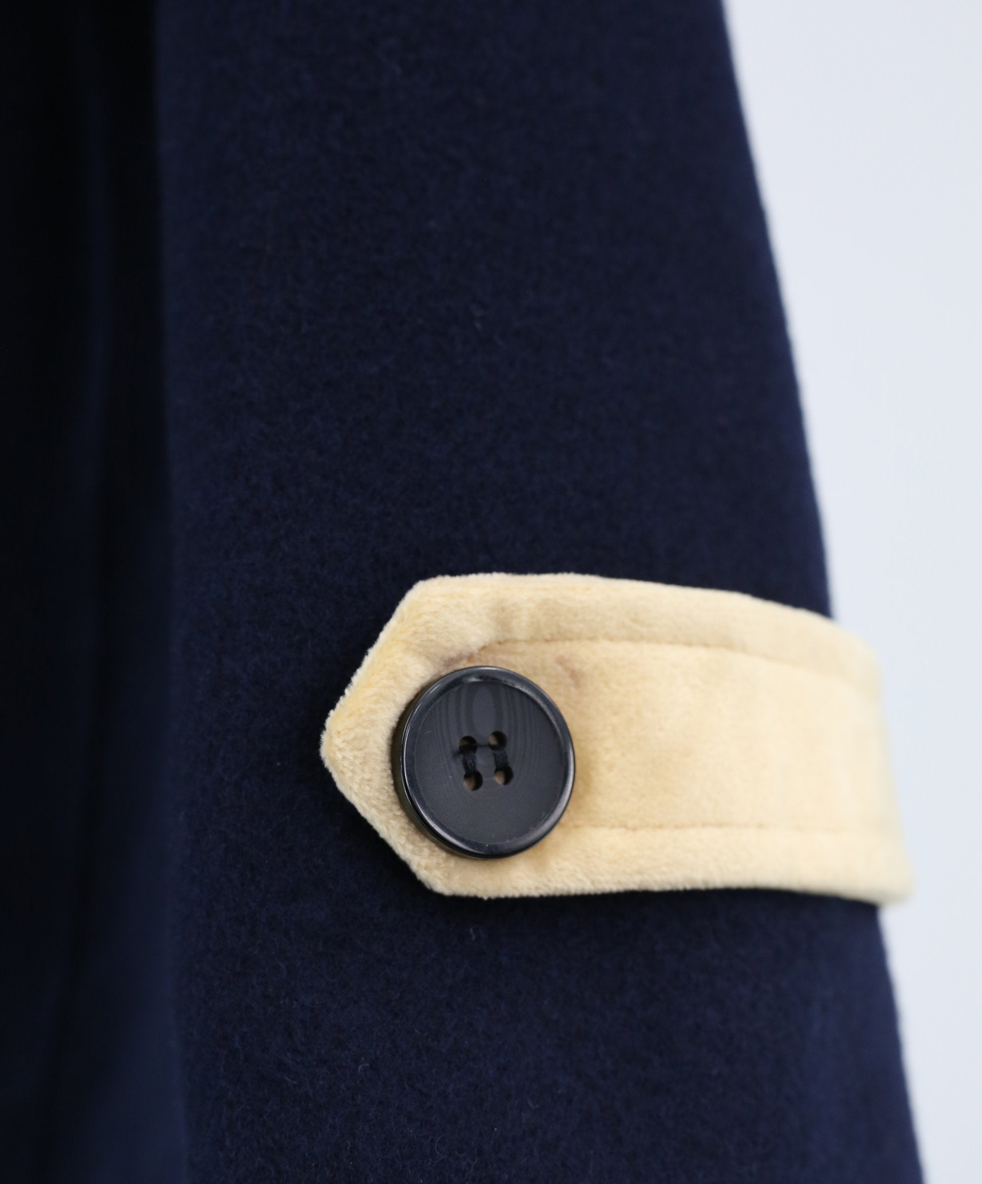 Boys Navy Blue Pea Coat & Cap - Navy Blue