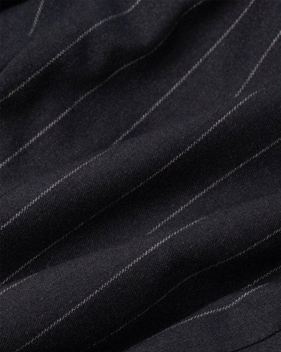 Men's Pinstripe Slim Fit Navy Blue Waistcoat - INVINCIBLE - Navy Blue