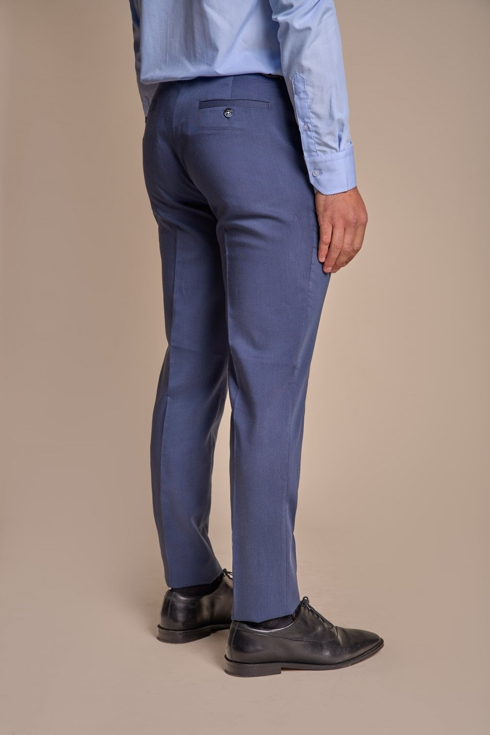 Men's Slim Fit Blue Suit - SPECTER - Blue