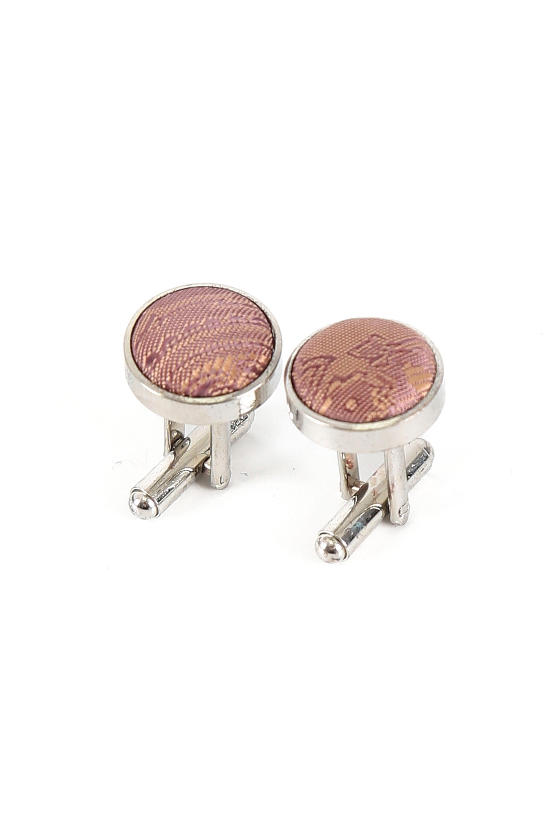 Men's Paisley Tie Cufflink Set - Light Brown