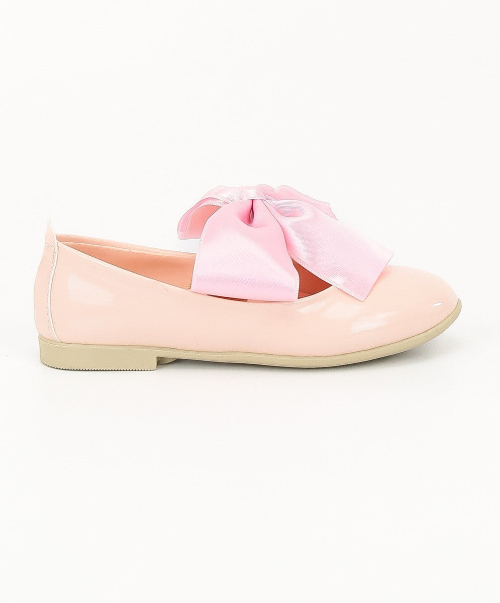 Girls Patent Flat Mary Jane Shoes - ELENA - Pink