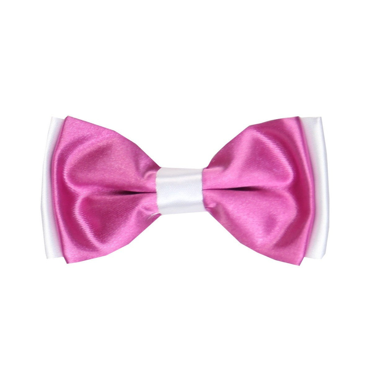 Boys Two-Toned Layered Adjustable Bowtie - Pink