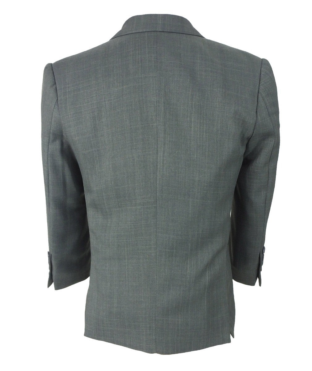 Boys Slim Fit Light Grey Suit - Light Grey