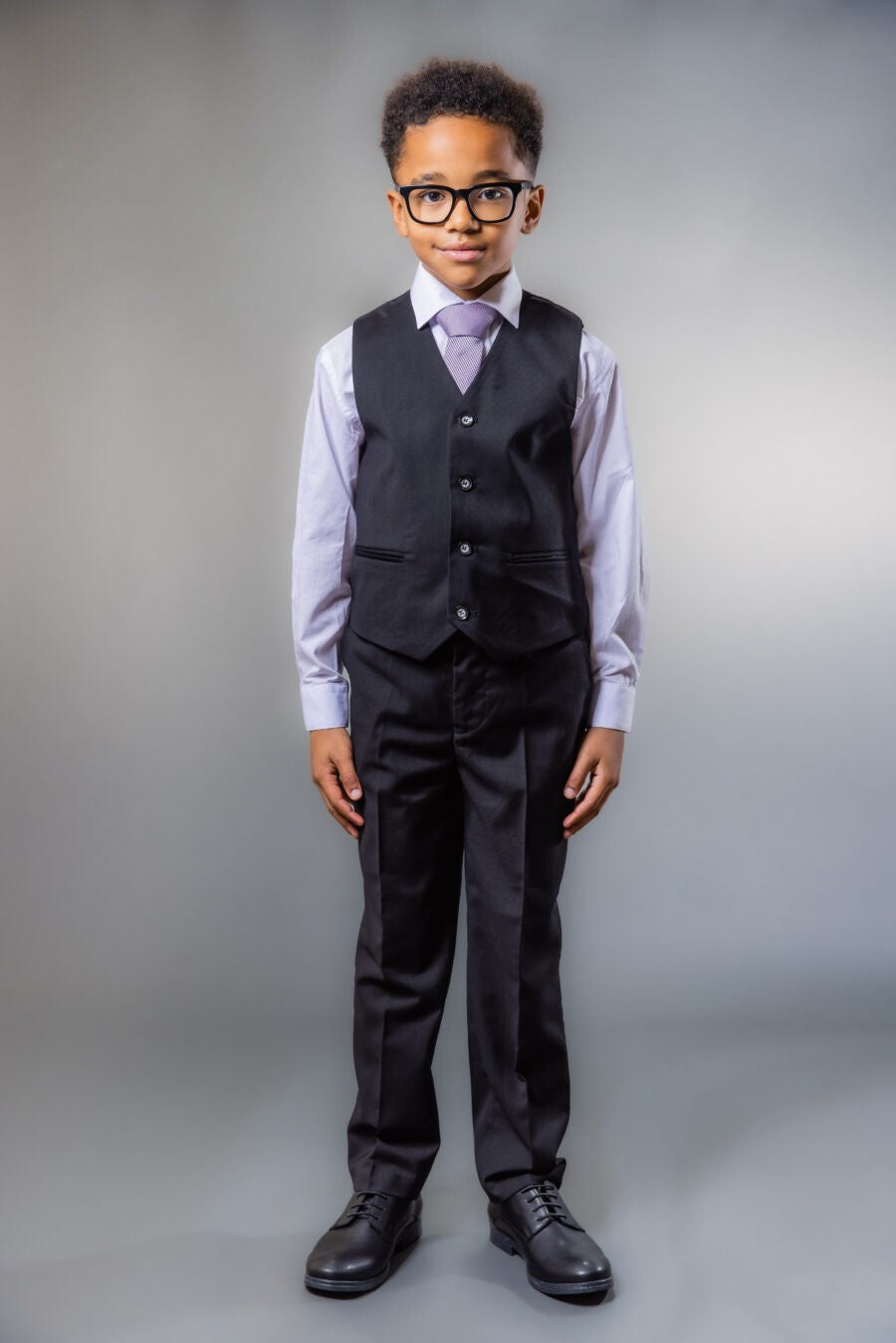 Boys Slim Fit Suit - JACK Black