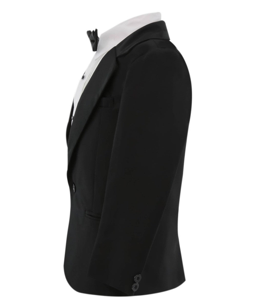 Boys Tuxedo Suit Set - Black