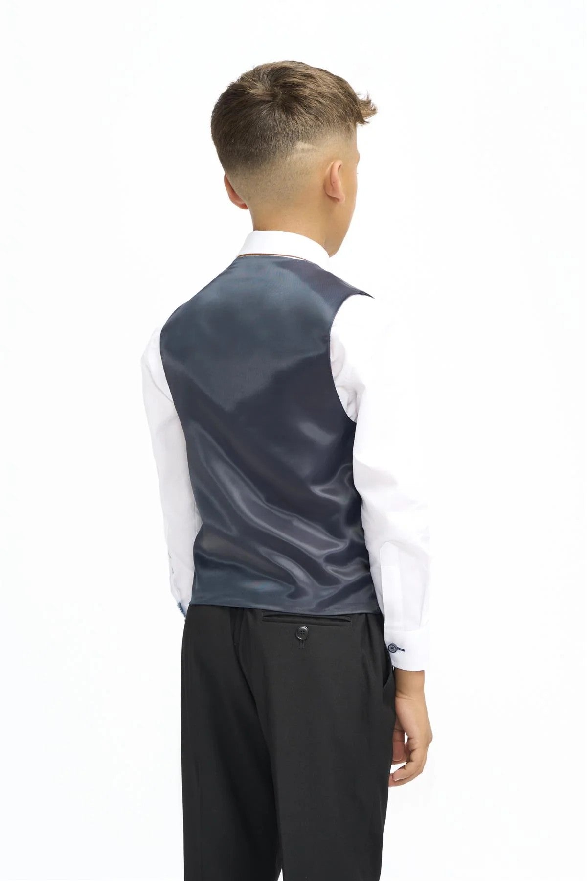 Premium Slim Fit Boys Suit – MALIBU - Black