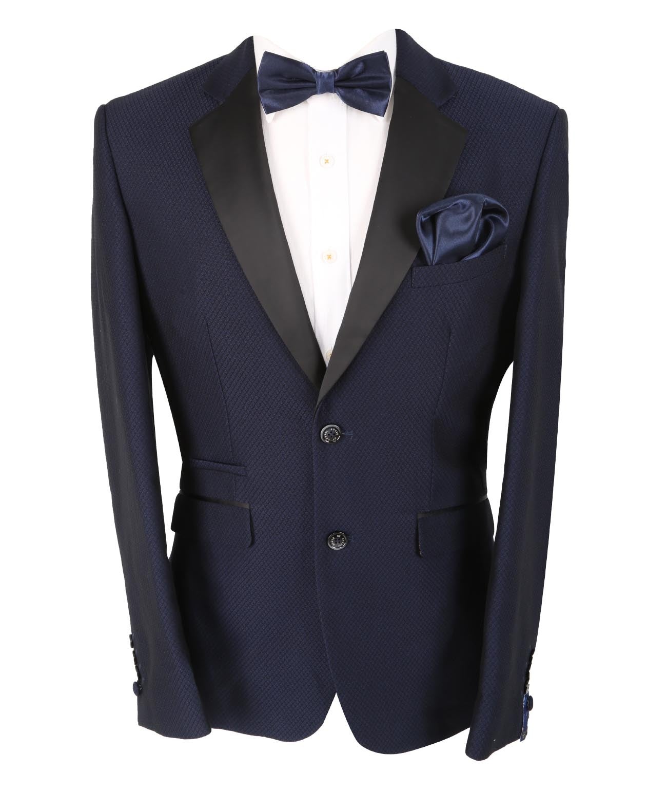 Men's Slim Fit Suit - MYERS - Navy Blue