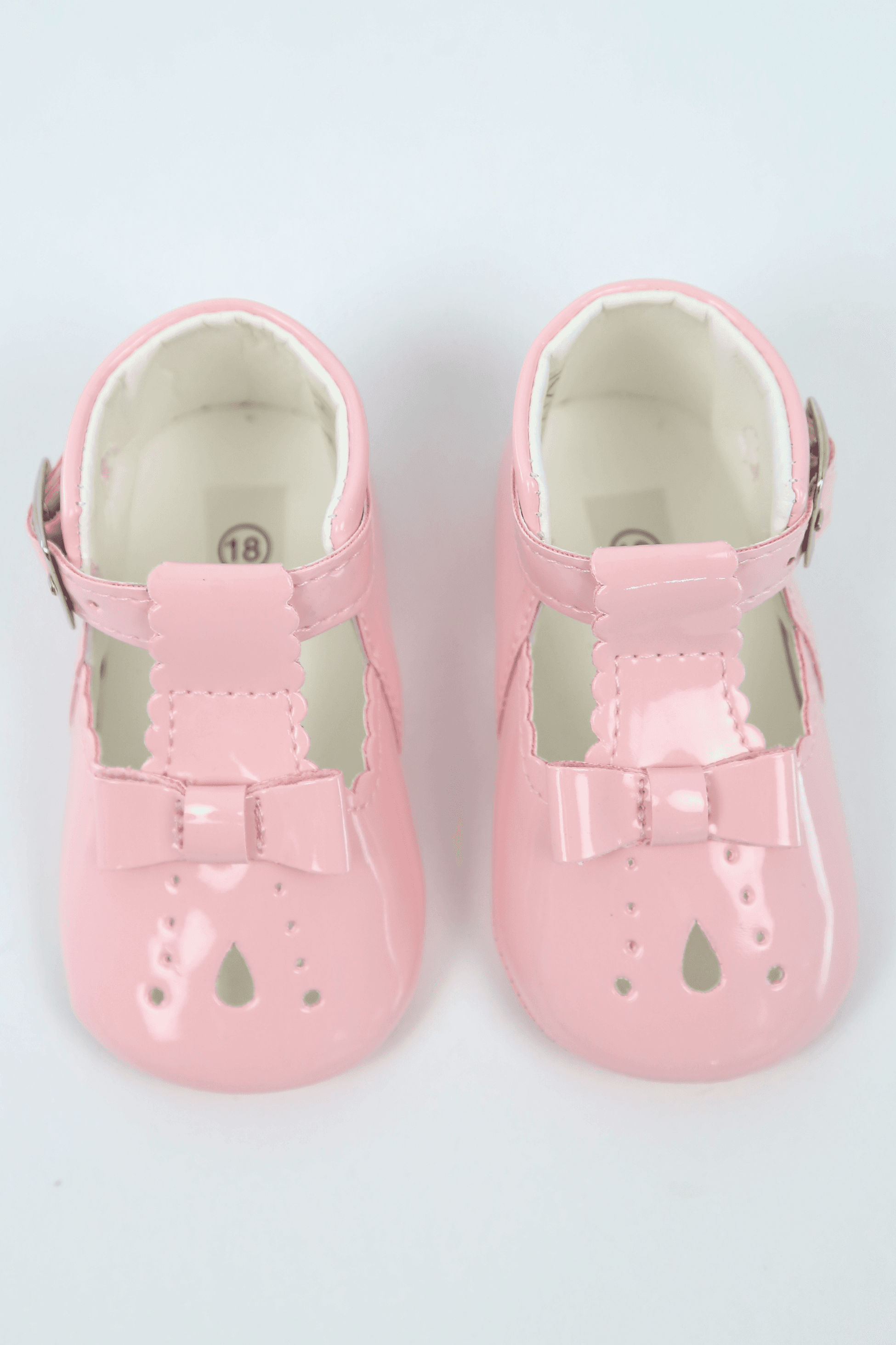 Unisex Baby Patent Shoes - HARPER - Pink