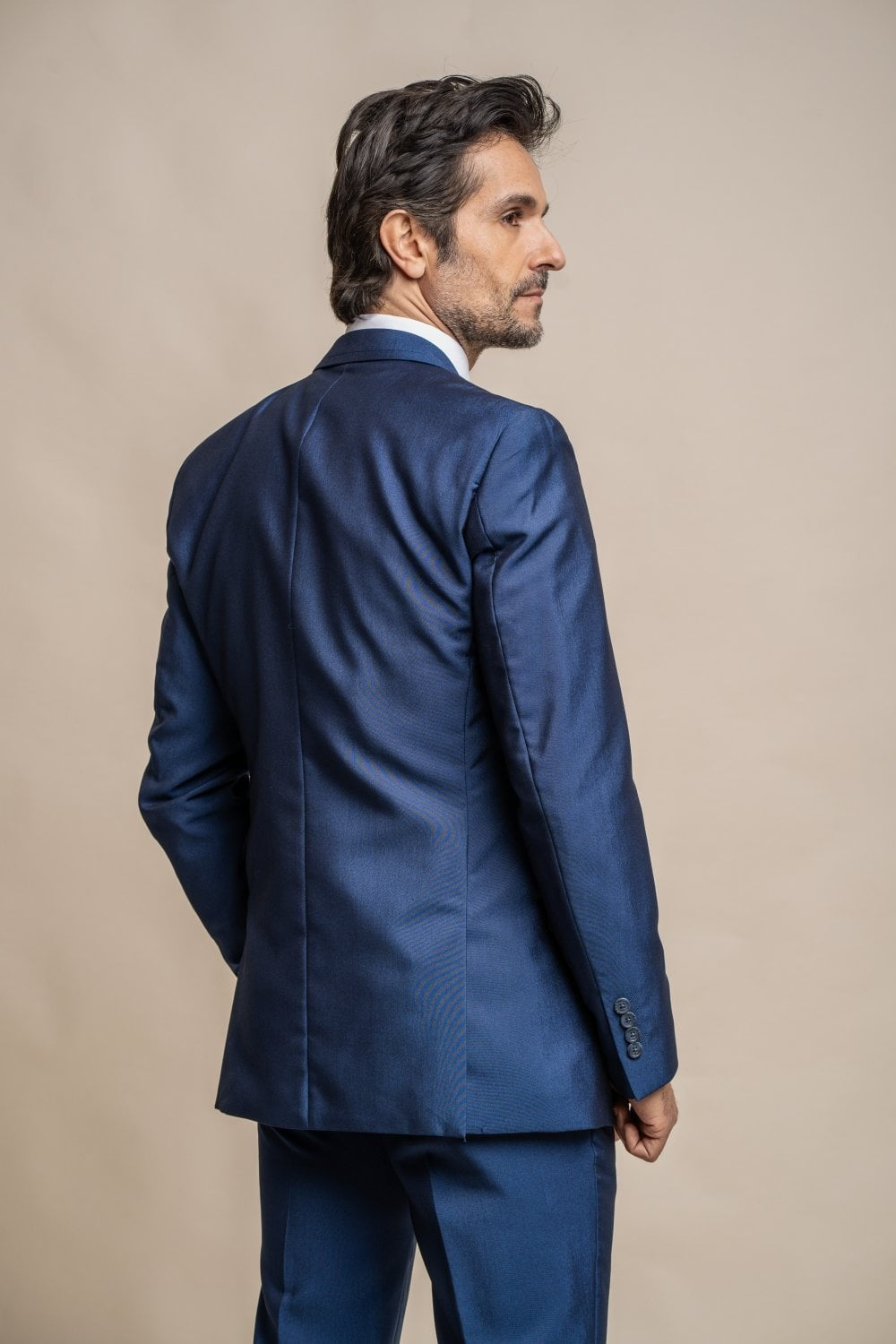 Men's Slim Fit Formal Royal Blue Suit - FORD - Royal Blue