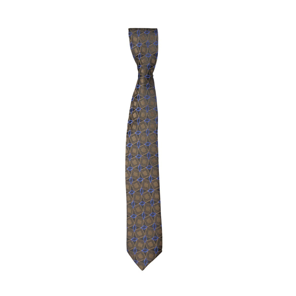 Boys Mixed Pattern Formal Tie & Hankie Set - Gold