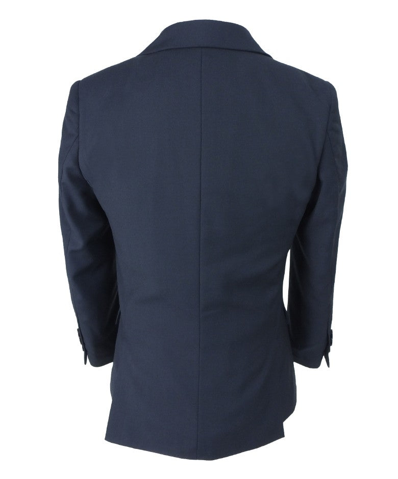 Boys French Navy Blue Suit - Navy Blue