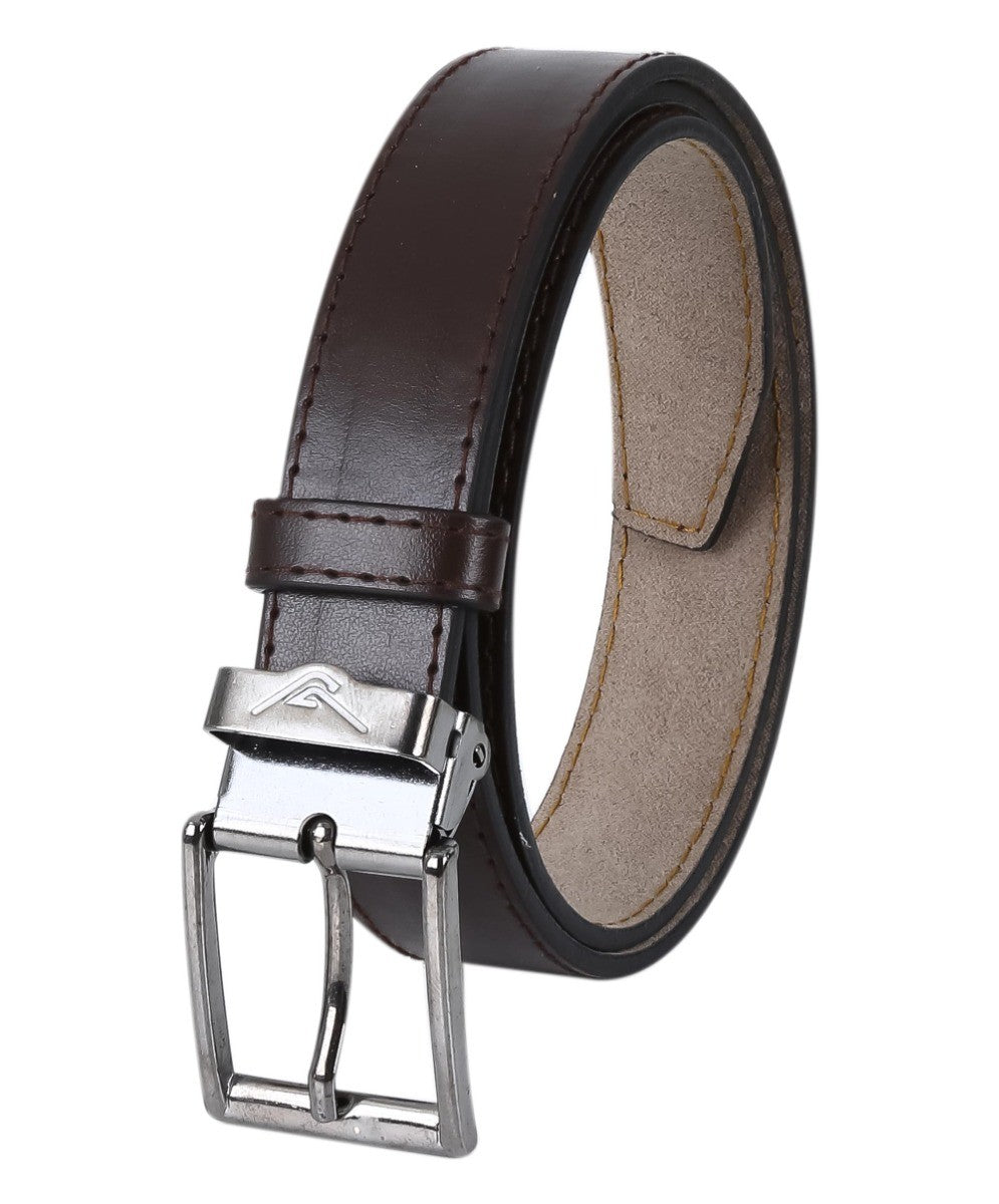 Boys Adjustable Leather Belt - Brown