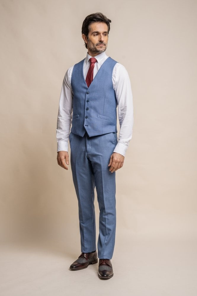 Men's Slim Fit Suit - BLUE JAY - Jay Blue