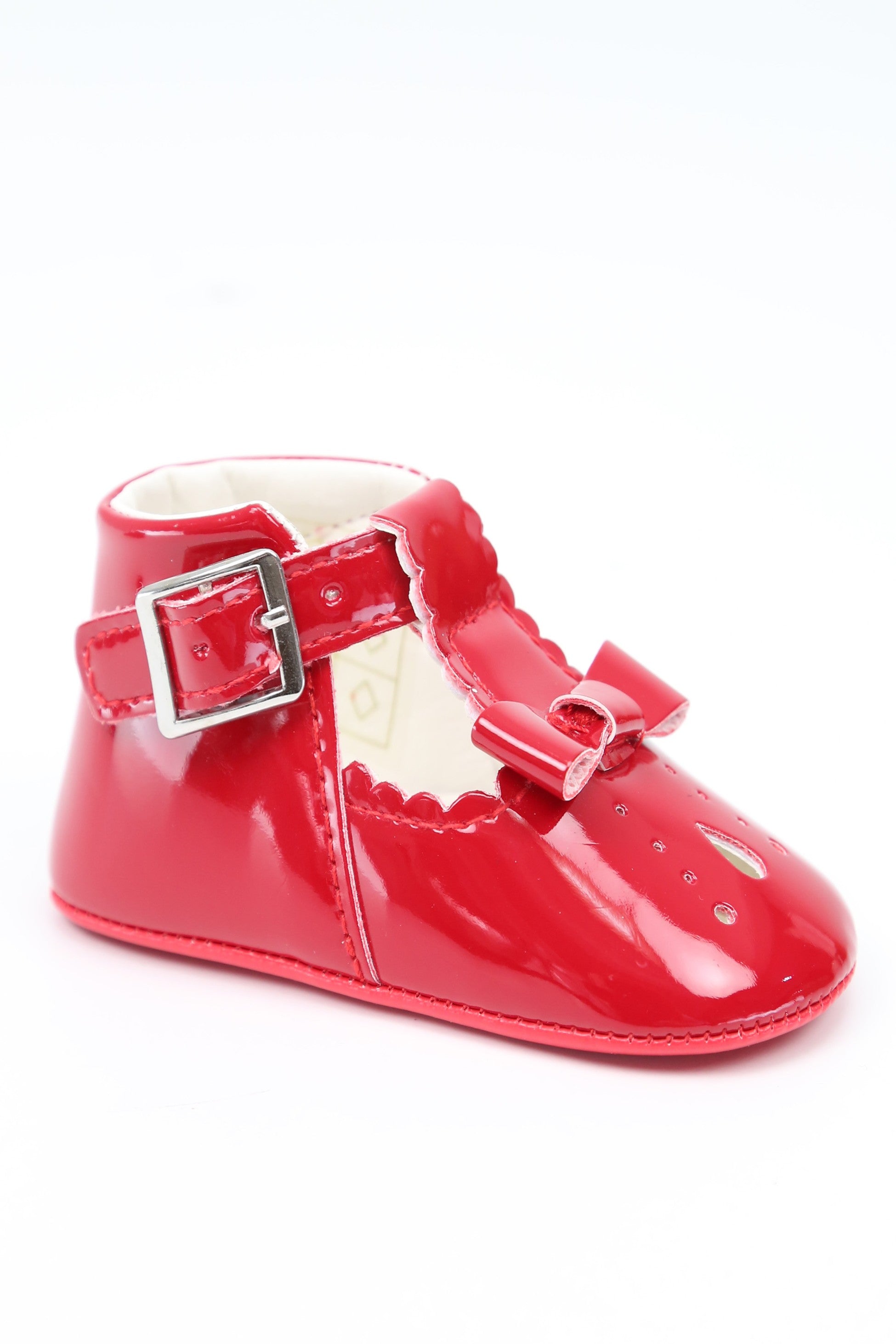 Unisex Baby Patent Shoes - HARPER - Red