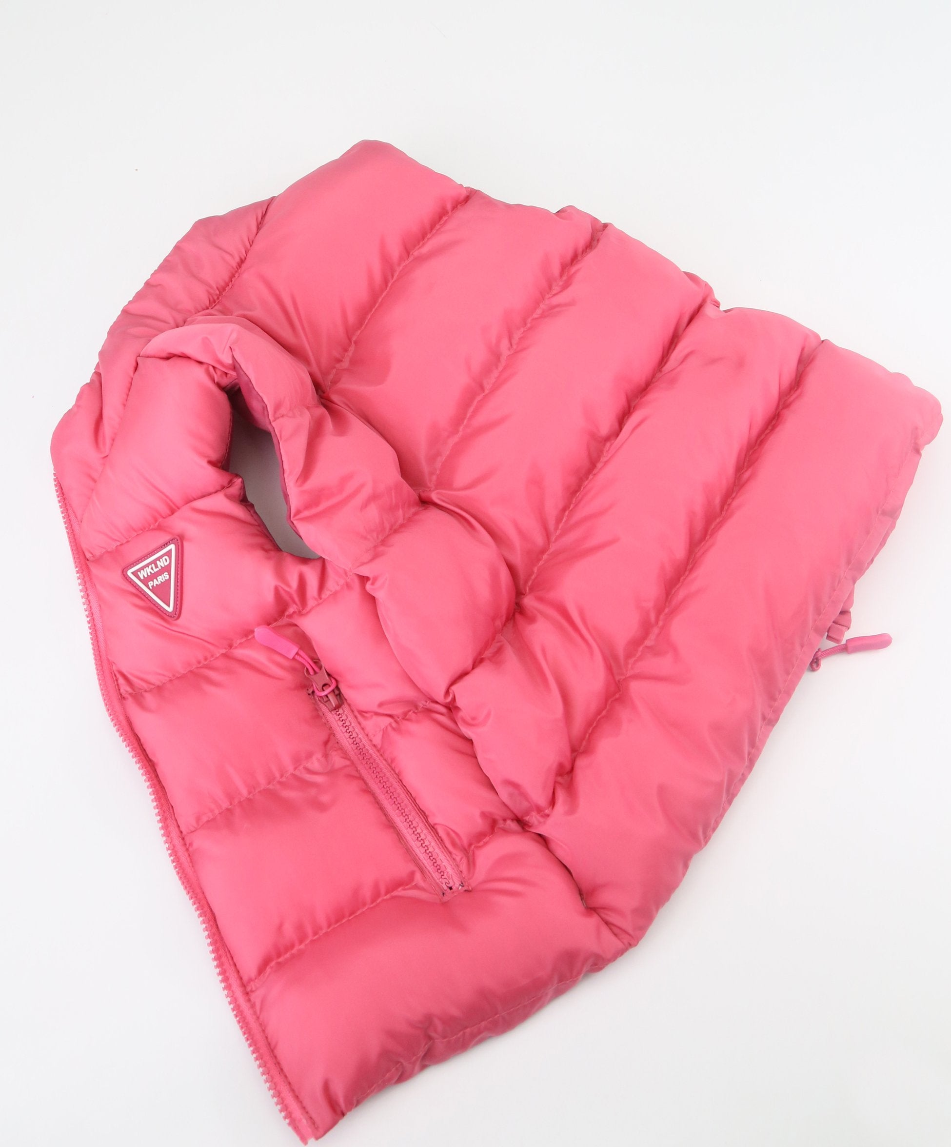 Girls Sleeveless Padded Puffer Gilet - Carol Pink