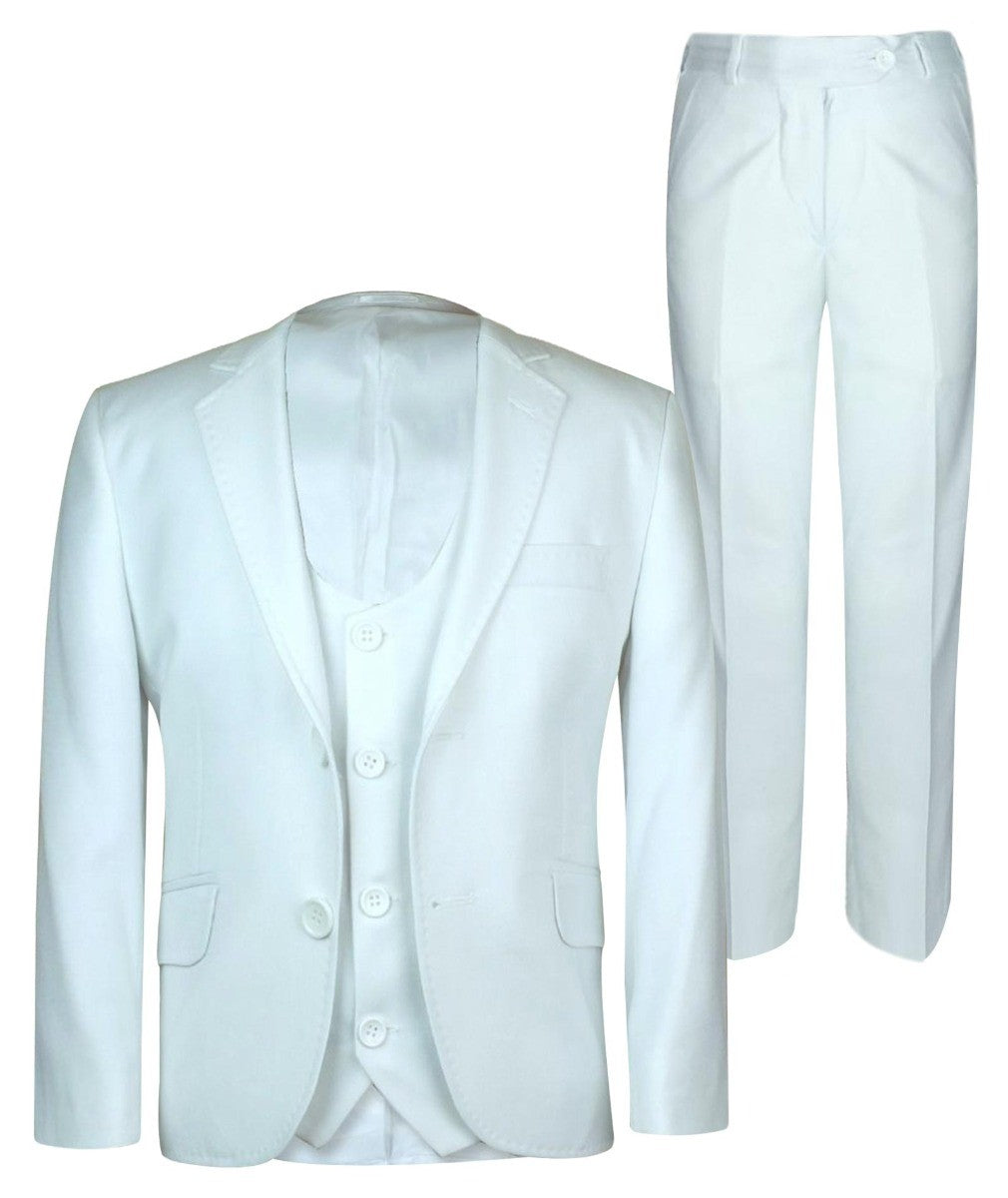 Boys Formal Suit Set - White