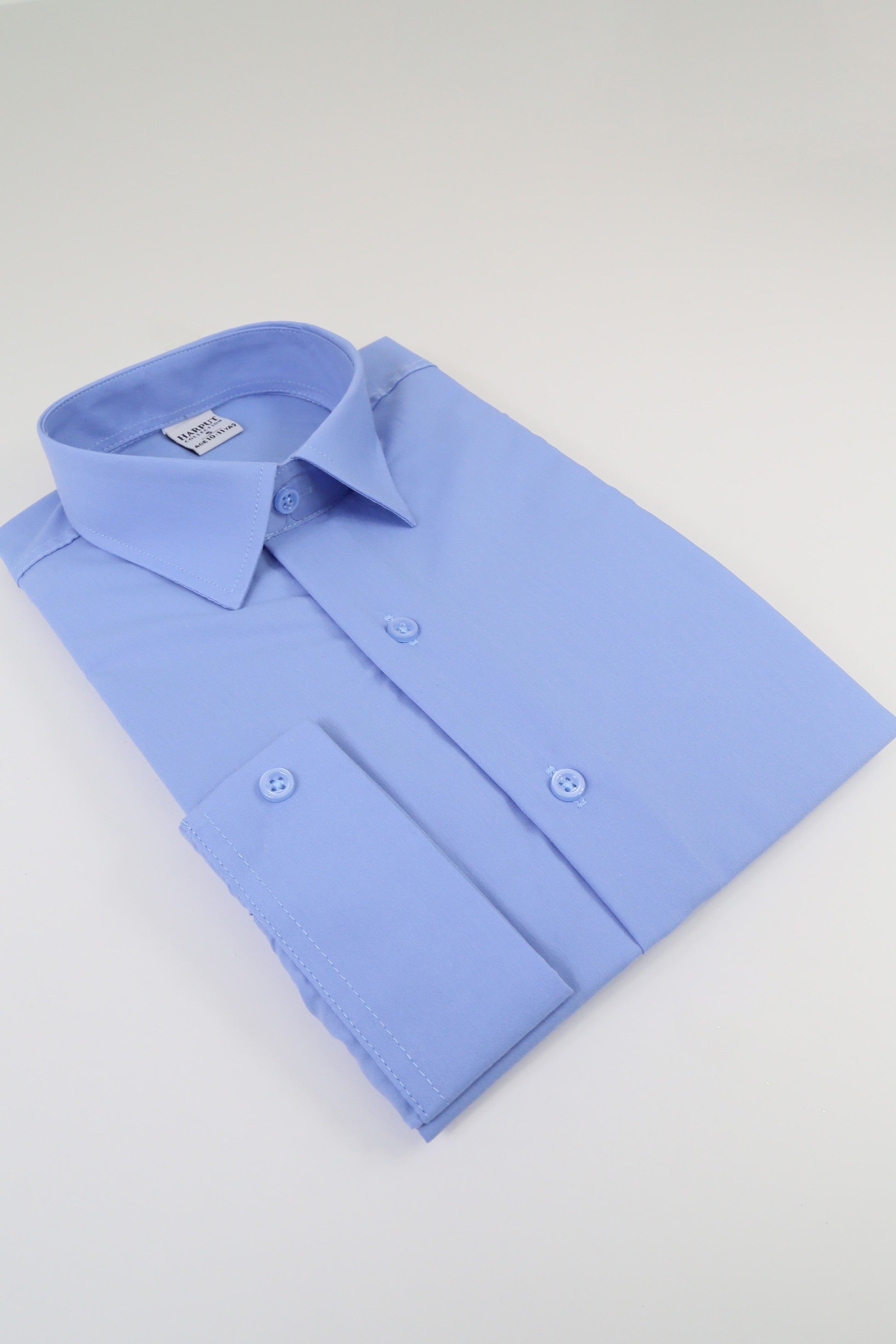 Boys Classic Collar Dress Shirt - Harput - Blue