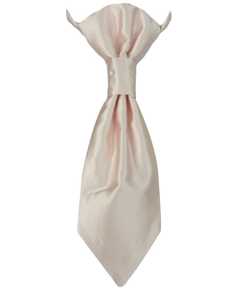 Boys Satin Waistcoat & Adjustable Cravat Set - Pink