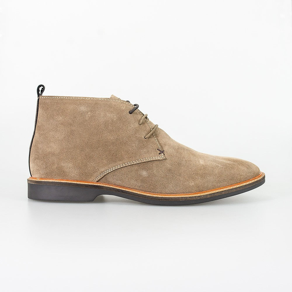 Men's Suede Chukka Boots - SAHARA - Sand Beige