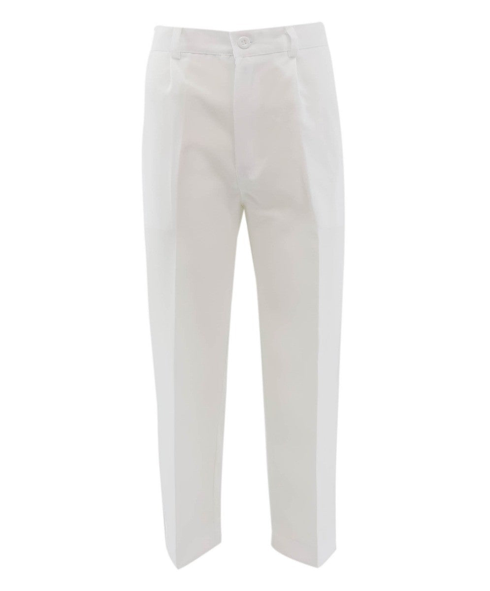 Boys Tuxedo Tail Suit - White