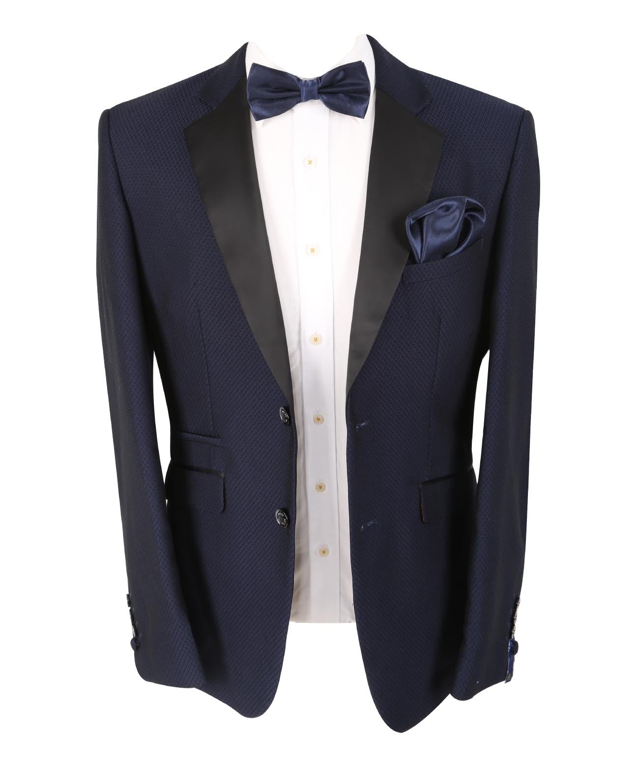 Men's Slim Fit Suit - MYERS - Navy Blue