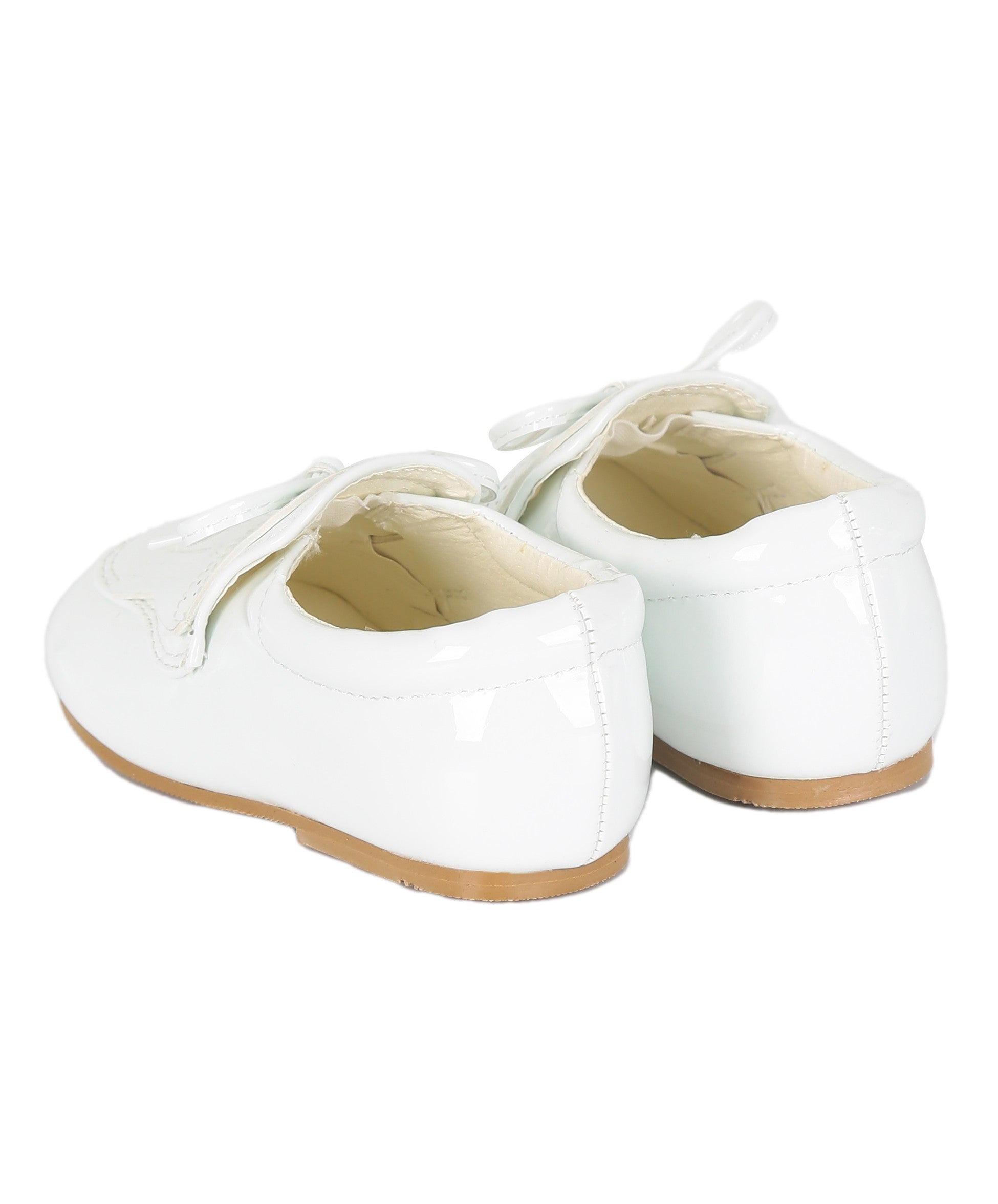 Baby Boys Pre- walker Patent Loafer - ADAM - White