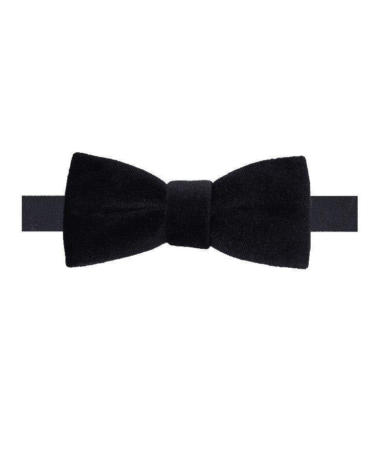 Boys Velvet Bowtie - Black