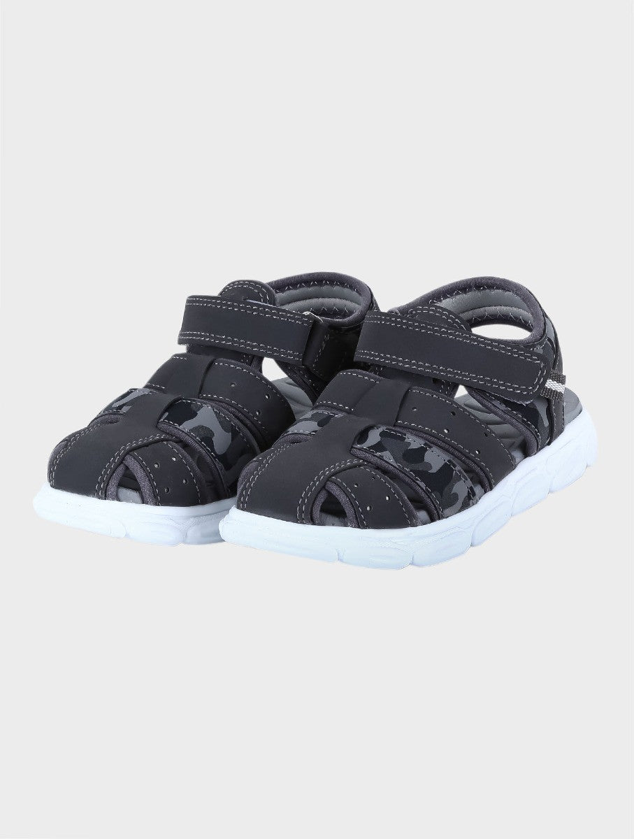 Boys Casual Trekking Summer Sandals - Grey