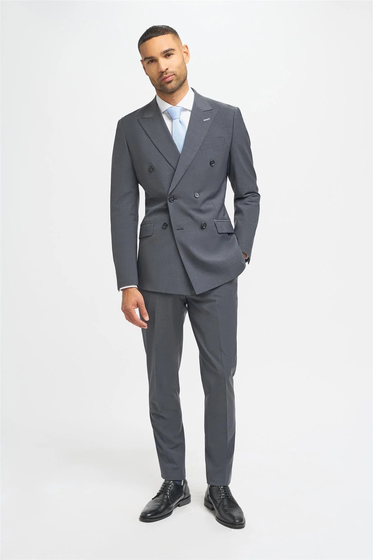 Men’s Grey Charcoal Grey Suit – BOND D/B - Charcoal Grey