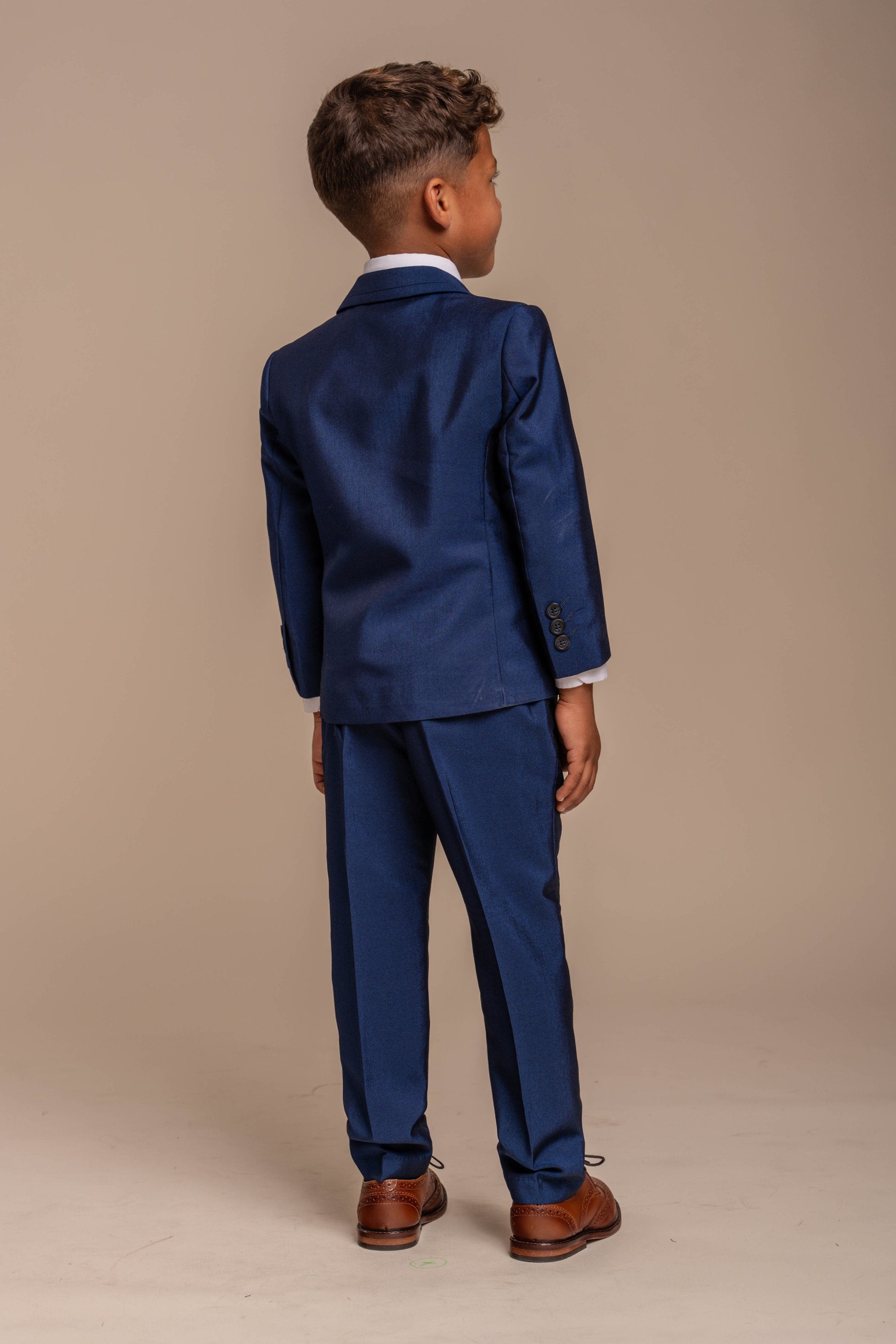 Boys Slim Fit Royal Blue Suit - FORD