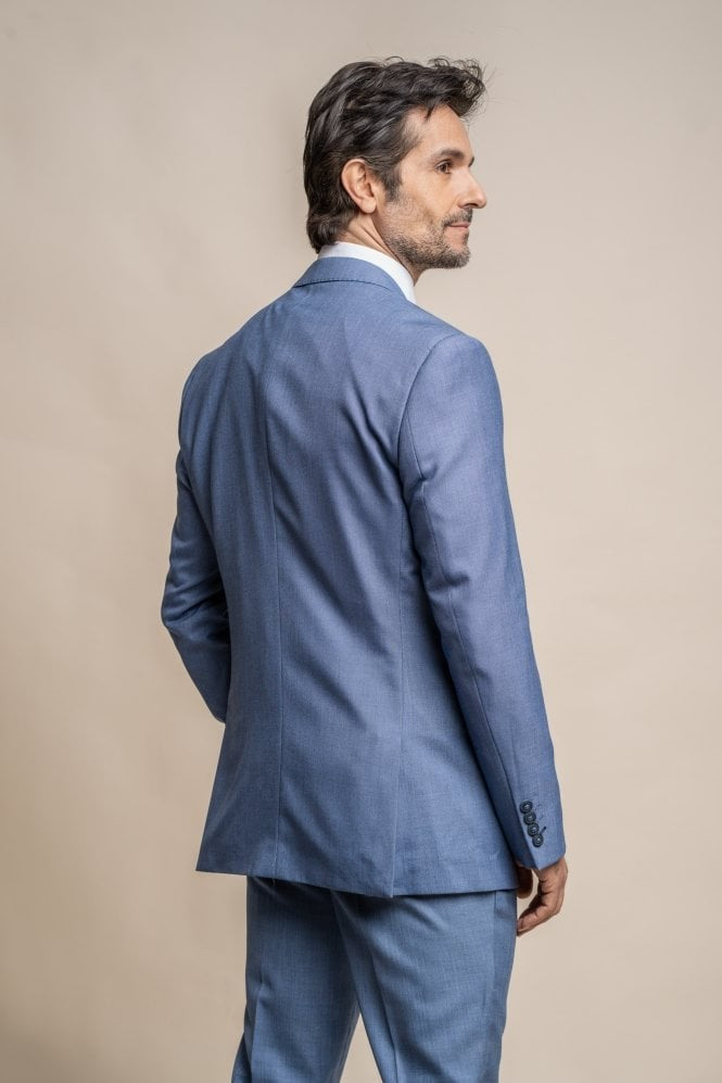 Men's Slim Fit Suit - BLUE JAY - Jay Blue