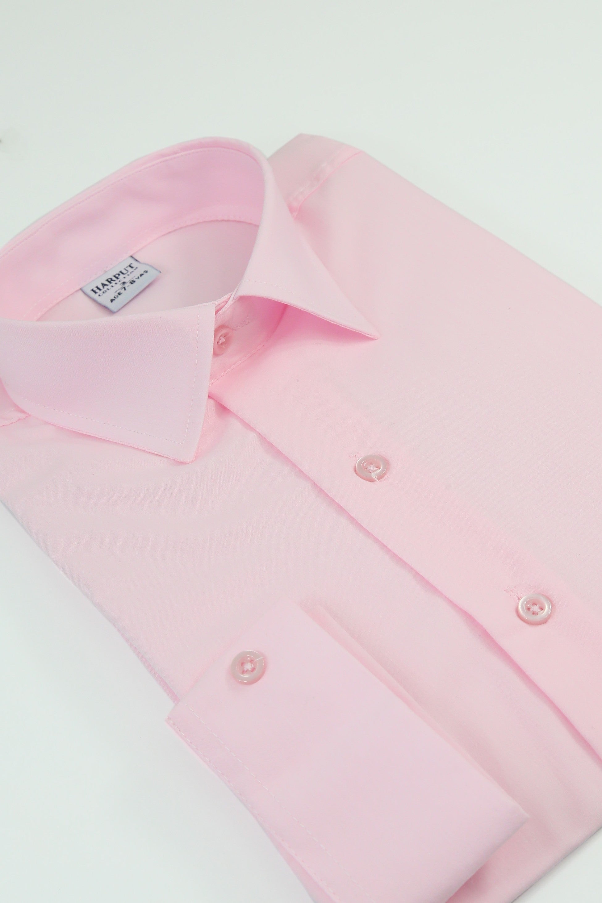 Boys Classic Collar Dress Shirt - Harput - Pink