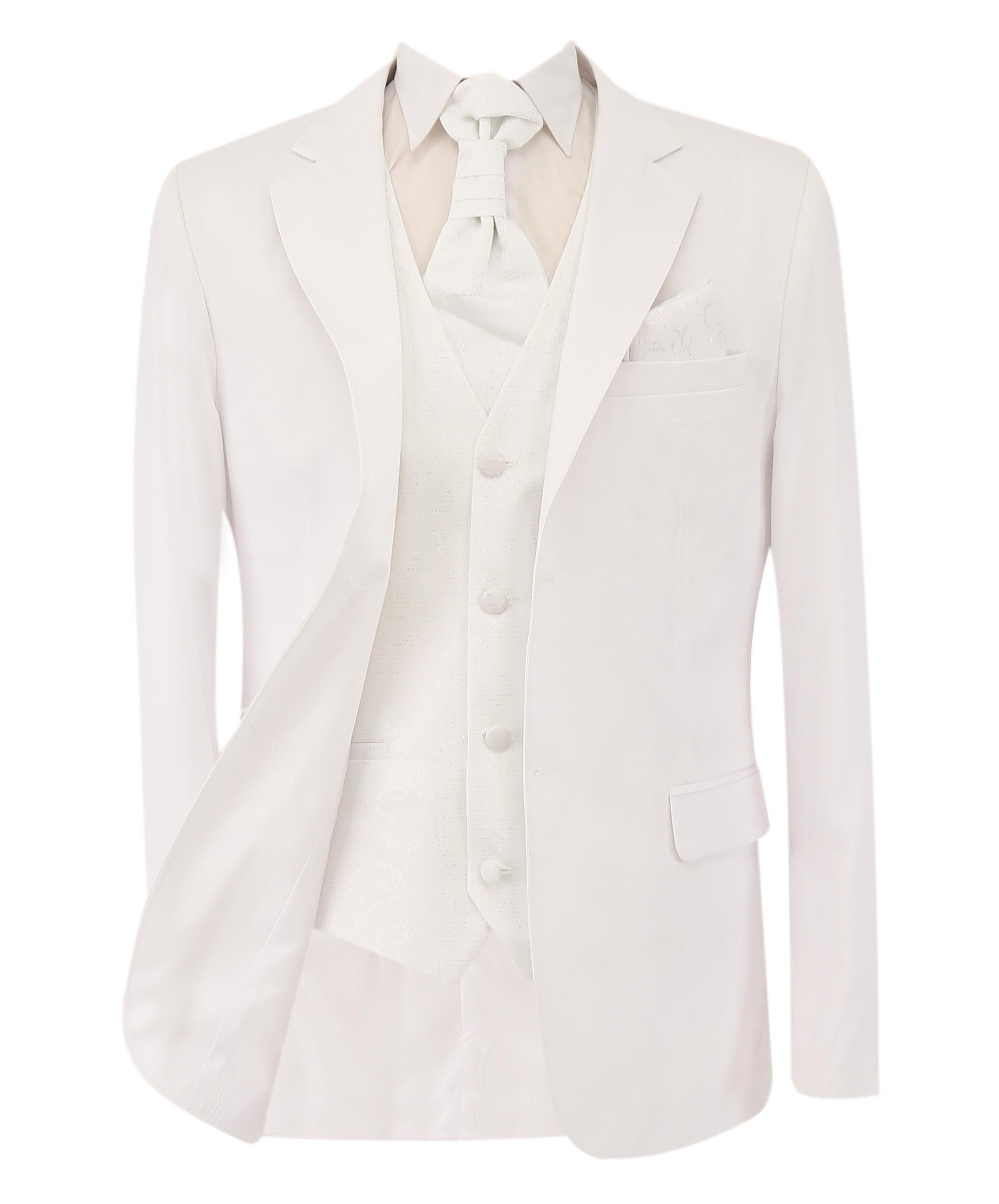 Men's Slim Fit Formal Suit Set - Gorgeous - Cream